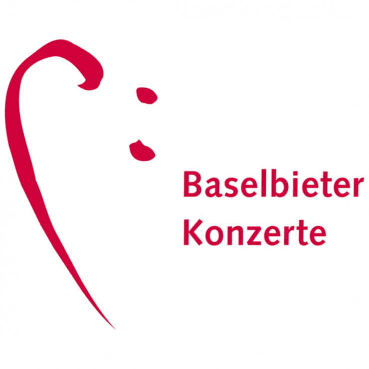 umgekehrter Bass-Schlüssel neben Schriftzug Baselbieter Konzerte